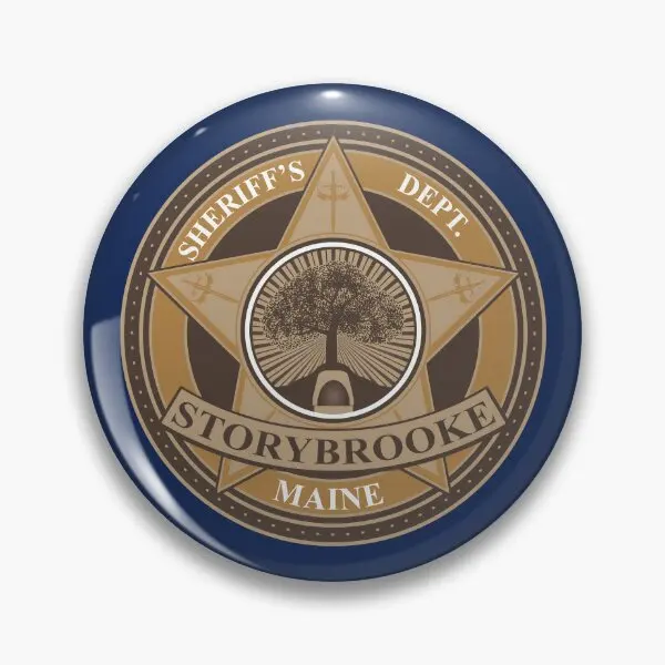 Once Upon A Time Storybrooke Sheriff Is  Soft Button Pin Clothes Lapel Pin Fashion Collar Lover Decor Badge Funny Creative