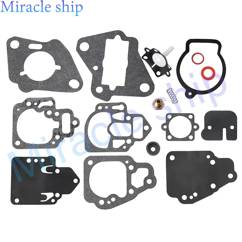 Carburetor Gasket And Diaphragm Kit 1395-9761-1 For Mercury Many 6 8 9.9 10 15 20 25 HP Outboard Motor Replace Boat Engine Parts view 6