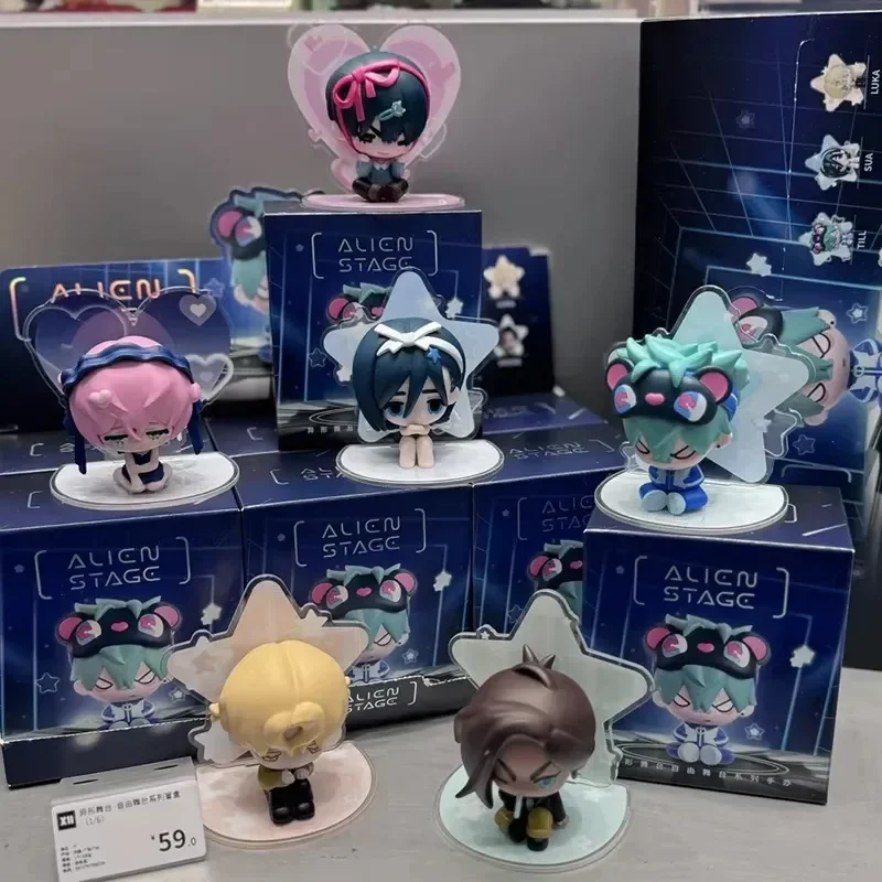 

Spot Forest Rain Man Granary Alien Stage Alien Stage Free Stage Figure Surprise Blind Box Pendant Kawaii Ornaments Girls Gifts