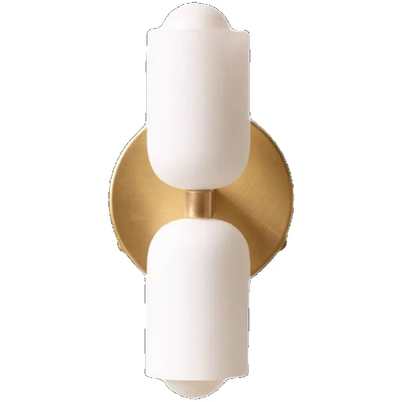 

French Cream Wall Lamp Double-ended Bedroom Bed Head Master Bedroom Senior Sense of Ancient Staircase Design