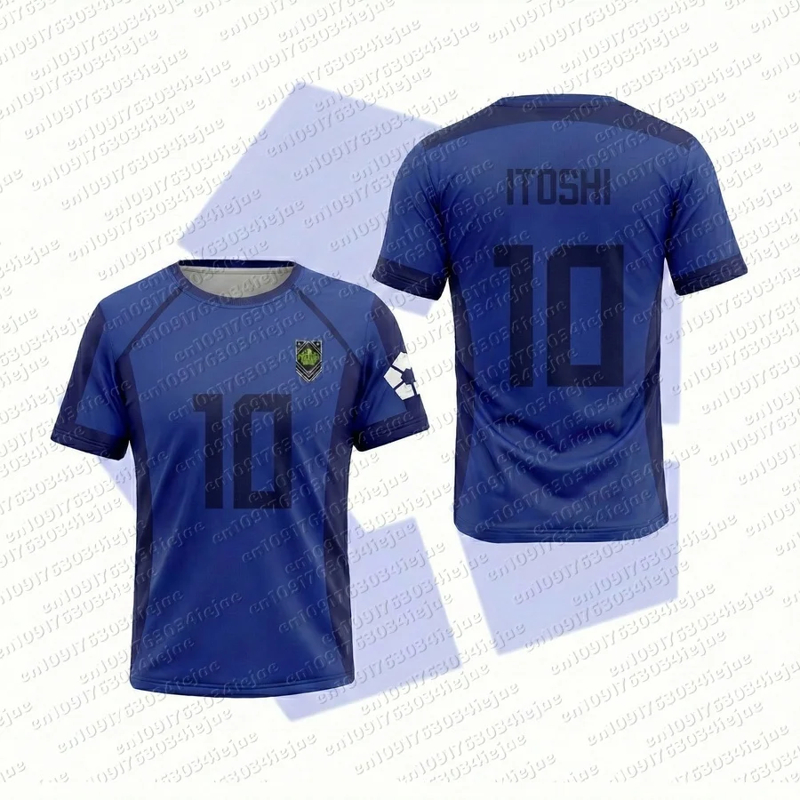 2026 Anime Japanisches Isagi Yoichi Fußballtrikot T-Shirt Cosplay Hyoma Chigiri Meguru Bachira Tee Original Kinder – Detail 4