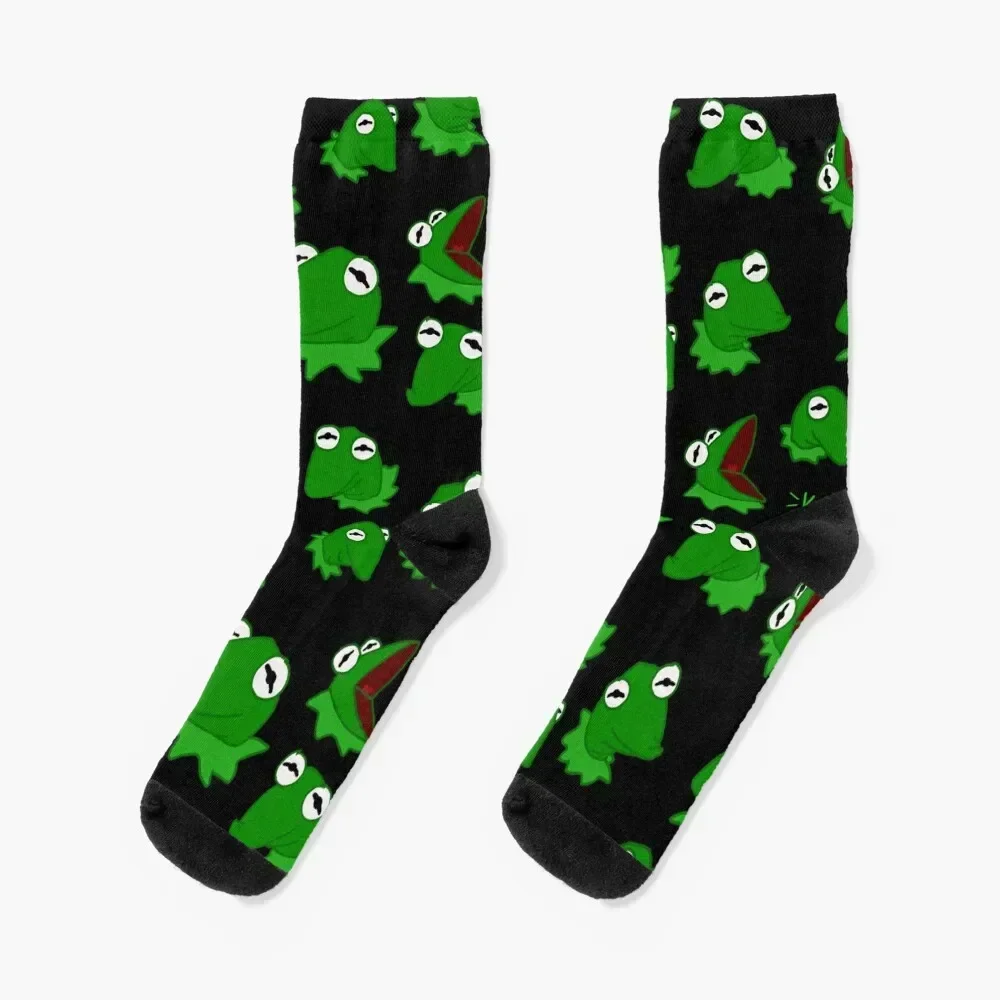 A set of Kermits Socks christmas gifts Non-slip fashionable gift Men's Socks Luxury Women's