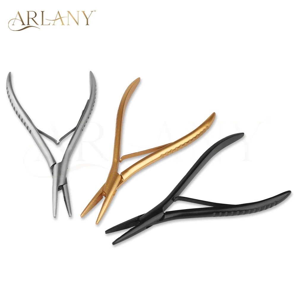 

ARLANY Hair Extension Pliers Multi-Functi Hair Extension Pliers for Links Micro Rings Extensions Micro Ring Beads Opener
