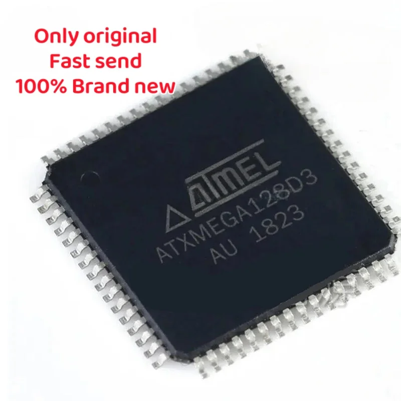 1-10pcs 100% New ATXMEGA128D3-AU ATXMEGA128D3 AU QFP-64 Chipset