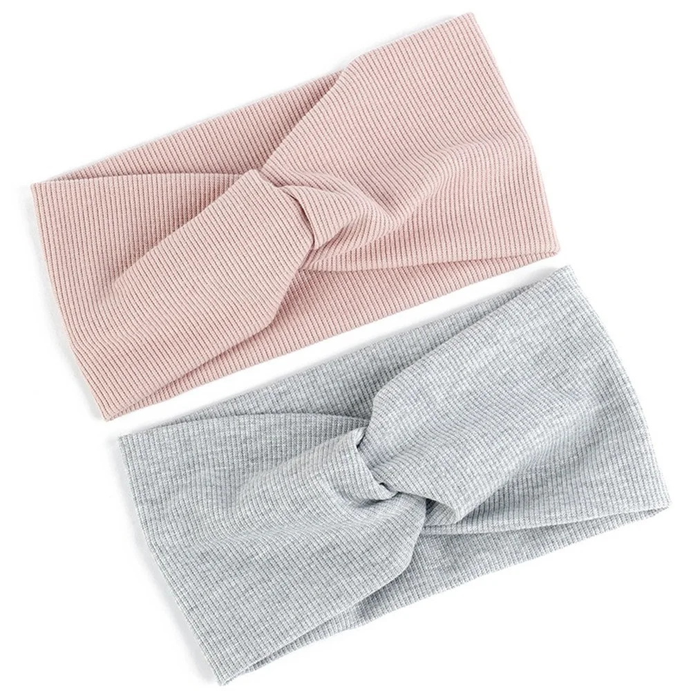 

1 PCS Spring Summer Solid Color Baby Headband Girls Twisted Knotted Thread Soft Elastic Baby Girl Headbands Hair Accessories