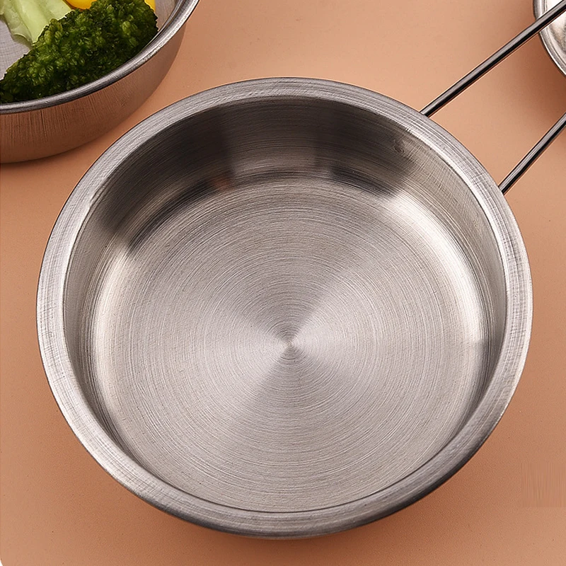 ミニステンレス製キッチンおもちゃ。小さなサイズのプレイハウス調理器具セット（子供用）。 教育的なキッチン体験