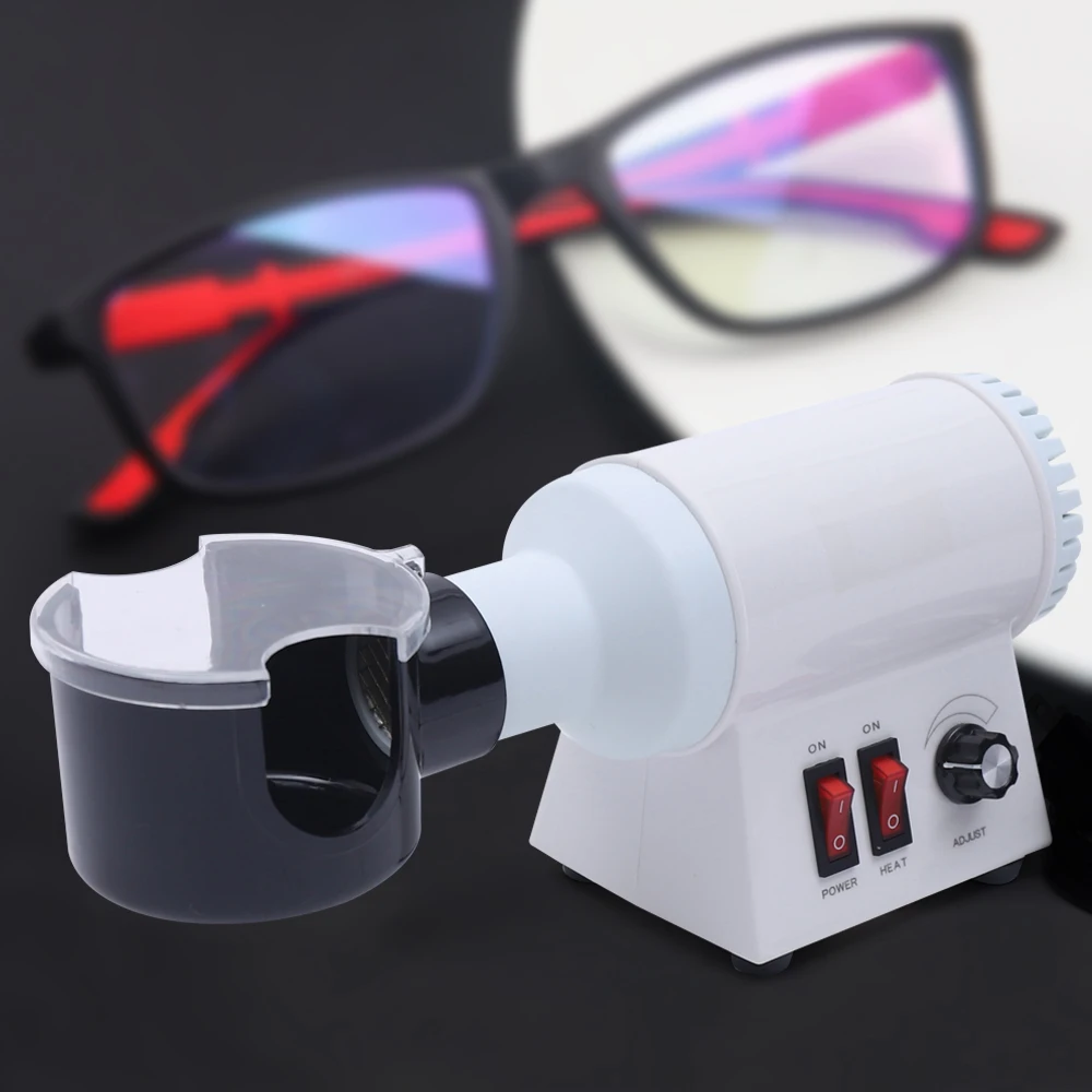 Frame Heater Warmer Optical Glasses Adjustable Lens Eyeglasses Frame Optics Lens Optical Heating Machine Quiet Blowing