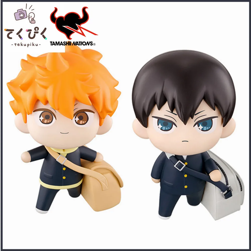 In Voorraad Originele Anime Figuur Tekupiku Haikyuu Shoyo Hinata Tobio Kageyama PVC Action Figure Collector Beeldje Speelgoed Pop Model