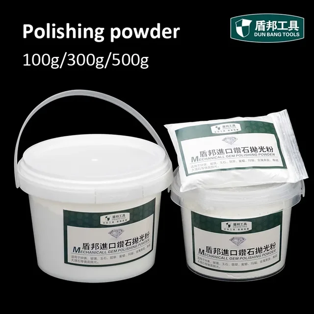 100/300/500g Jadeitowy proszek do polerowania Jadeitowy miód Wosk Lustrzany polerowanie Kryształowy diamentowy proszek Szlifowanie biżuterii Proszek Narzędzia ścierne
