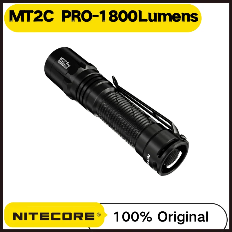 NITECORE MT2C Pro EDC Flashlight UHi 20 LED Multiple Power Options USC-C Rechargeable Troch Light Include 3600mAH Battery