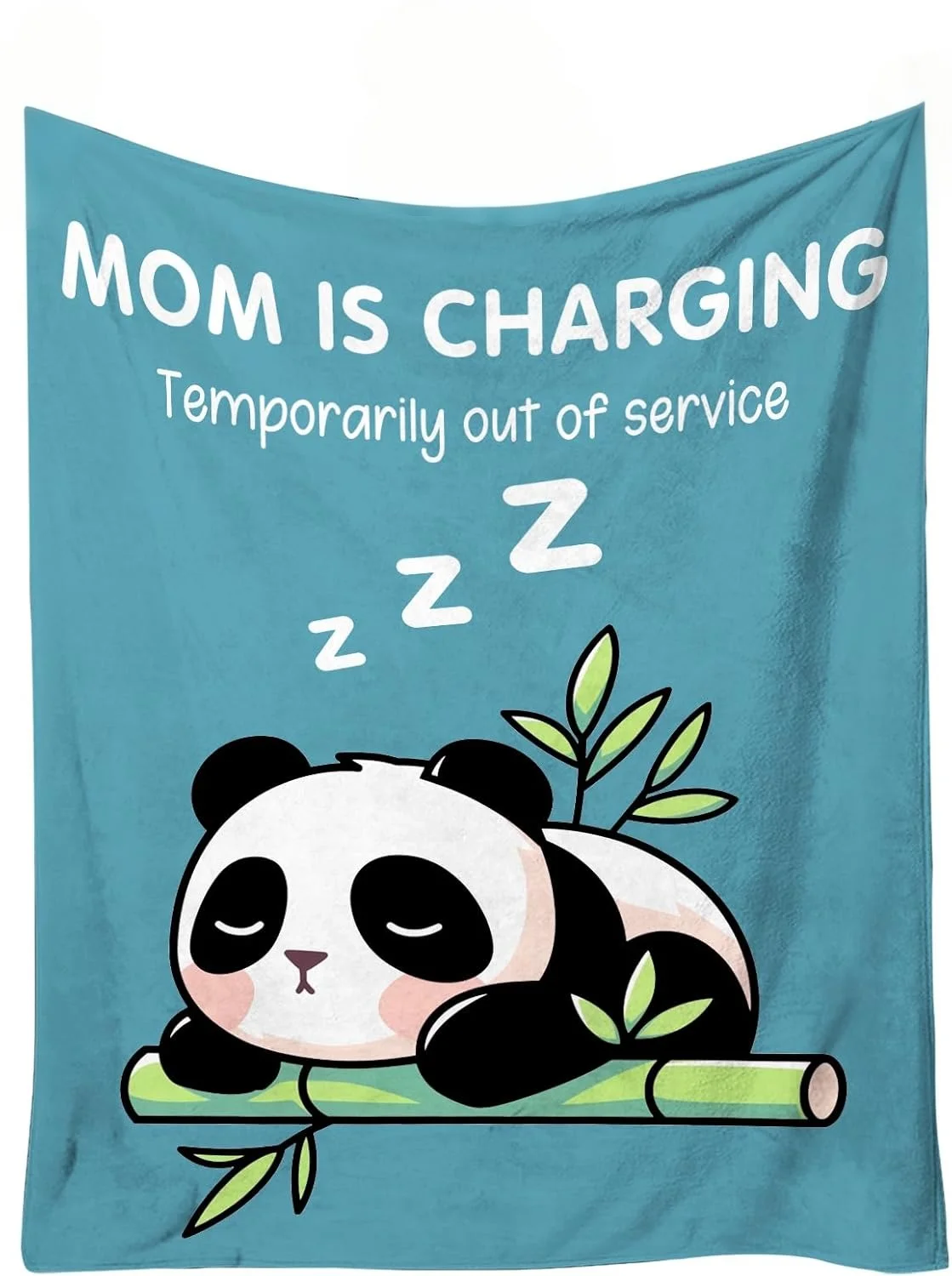 Perfect Gift to Mom Funny cartoon thin Blanket for Festival Mother's Day Birthday gift for Mama Daughter for Nap Reading Camping