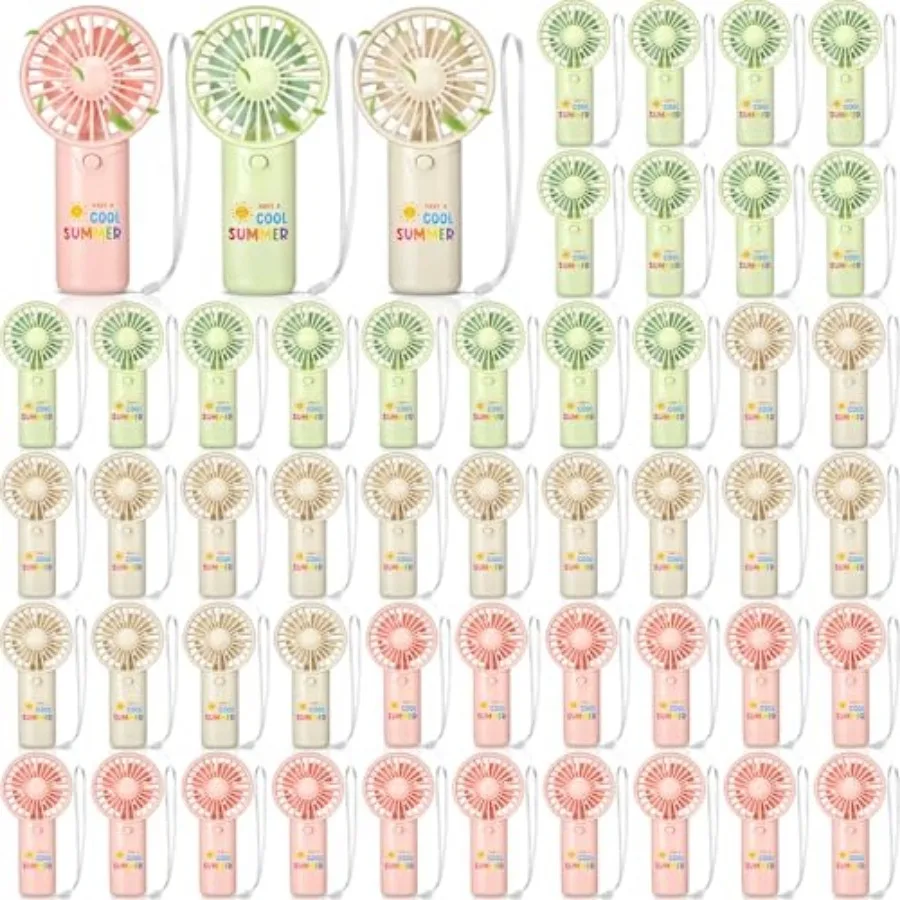 

Pack Mini Portable Handheld Fan Bulk, Have A Cool Summer Aaa Battery Operated Personal Cooling Lightweight Small Fan for Travel