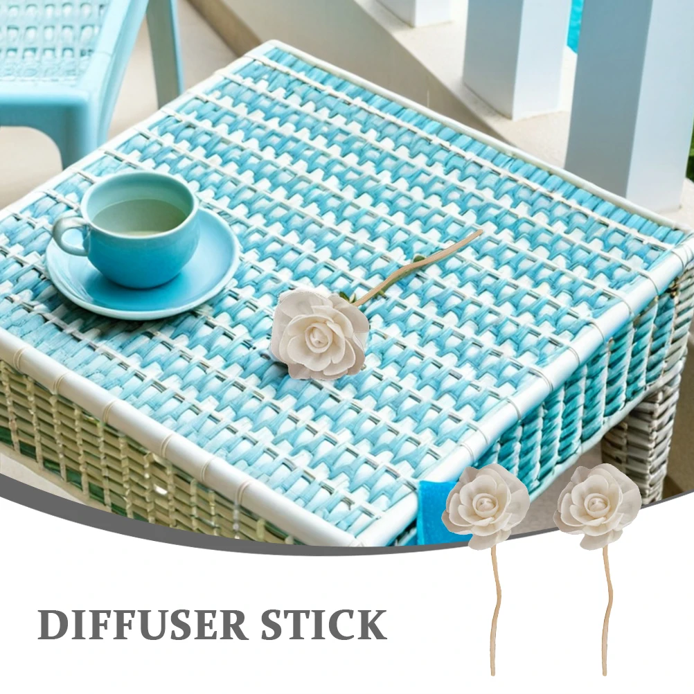 

5Pcs Fake Flower Reed Diffuser Sticks Stylish Scent Volatilizing Replacement Fireless Aroma Sticks for Household Use