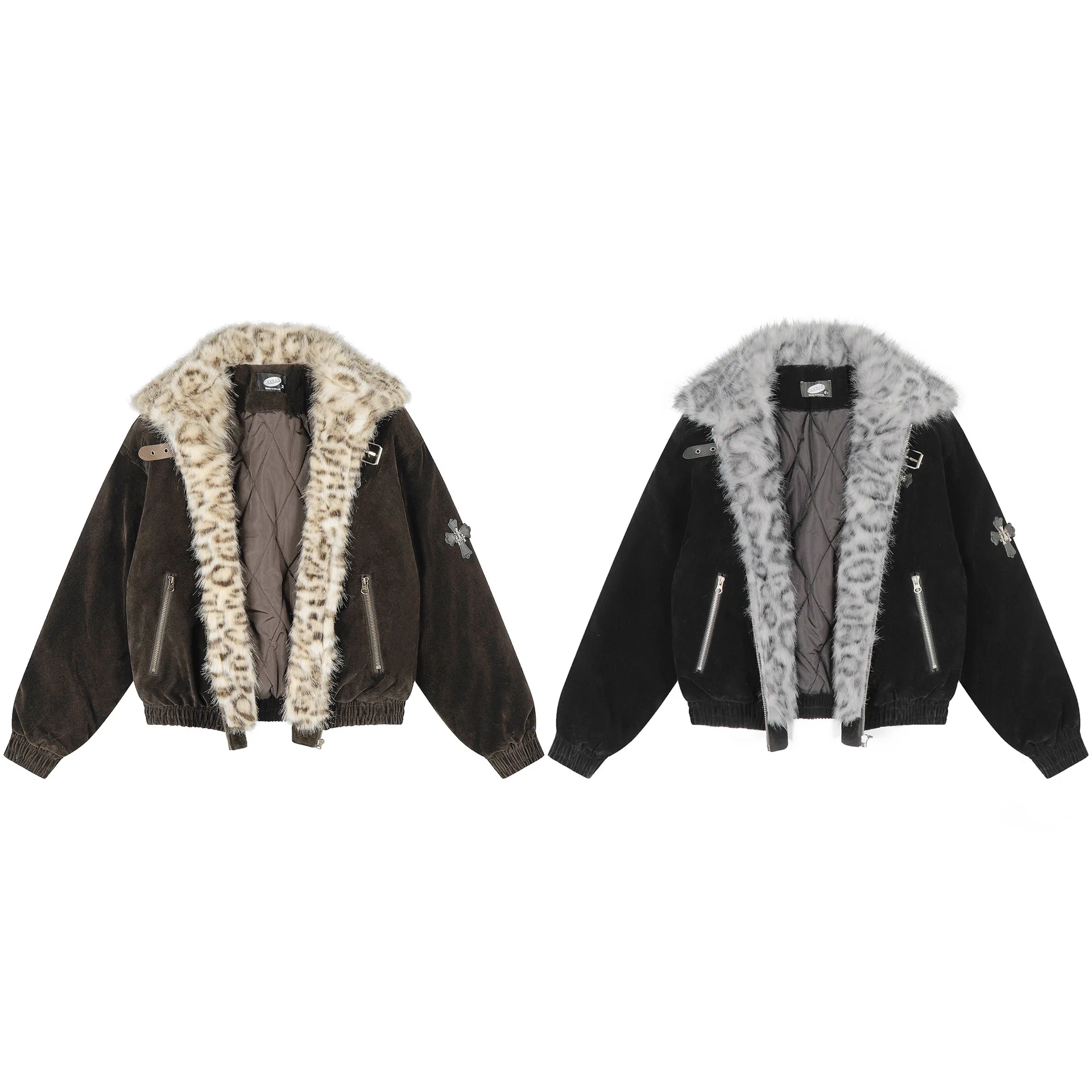 Americano retro rua moda montanha escultura casaco acolchoado inverno manter quente bordado design homem jaqueta de inverno