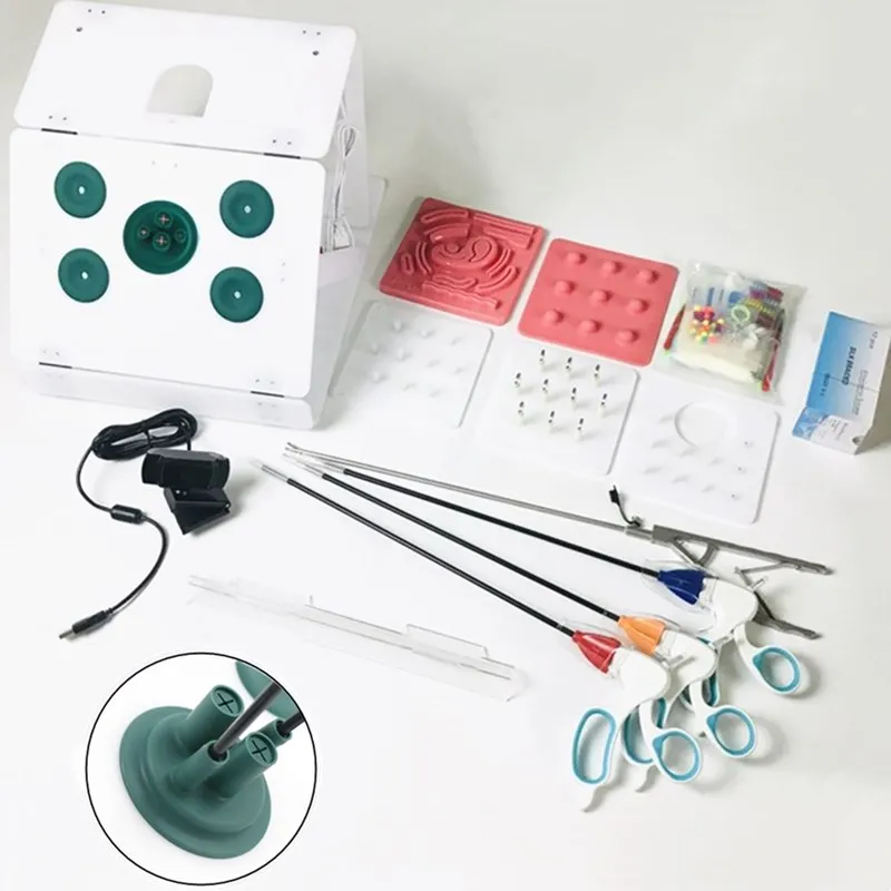 Laparoscopic Training Box set Teaching Practice Tools Student Doctors nurse Simulated Surgical Equipment