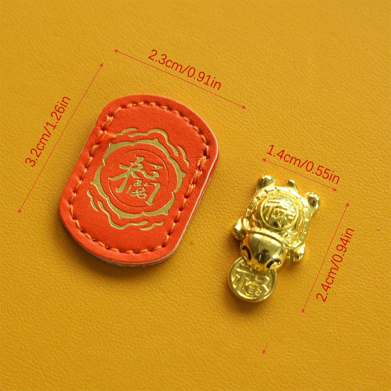 *1pc Decor Auspicious Turtle Statue Lucky Wealth Turtle Amulet Fengshui Lucky Turtle Wallet Charm Money-biting Turtle Ornaments