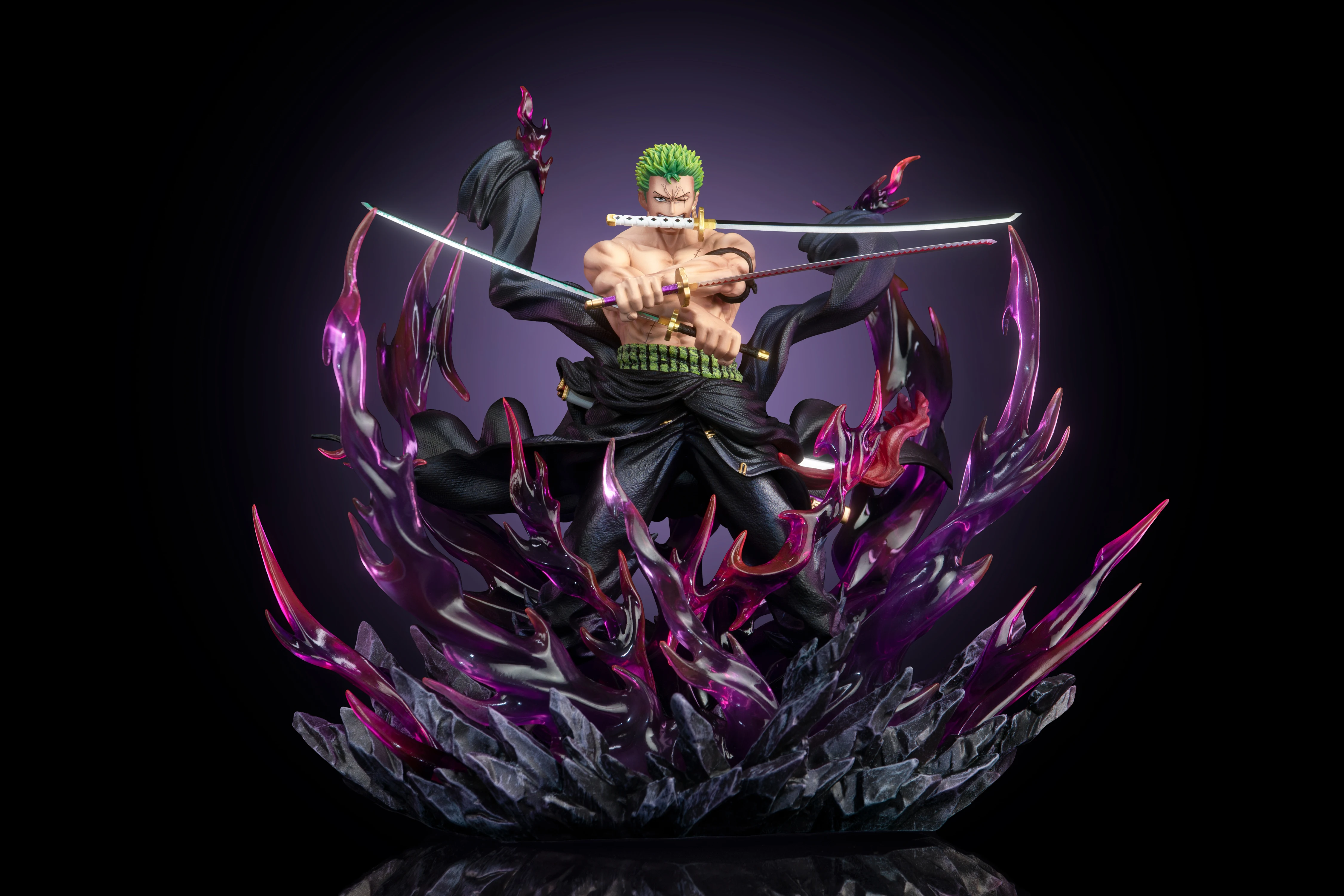 

JT Studio Tianhui Solon Three-Blade Flow Yan Mo Handmade Ornament Dominating Statue Model Collectible Special Effects