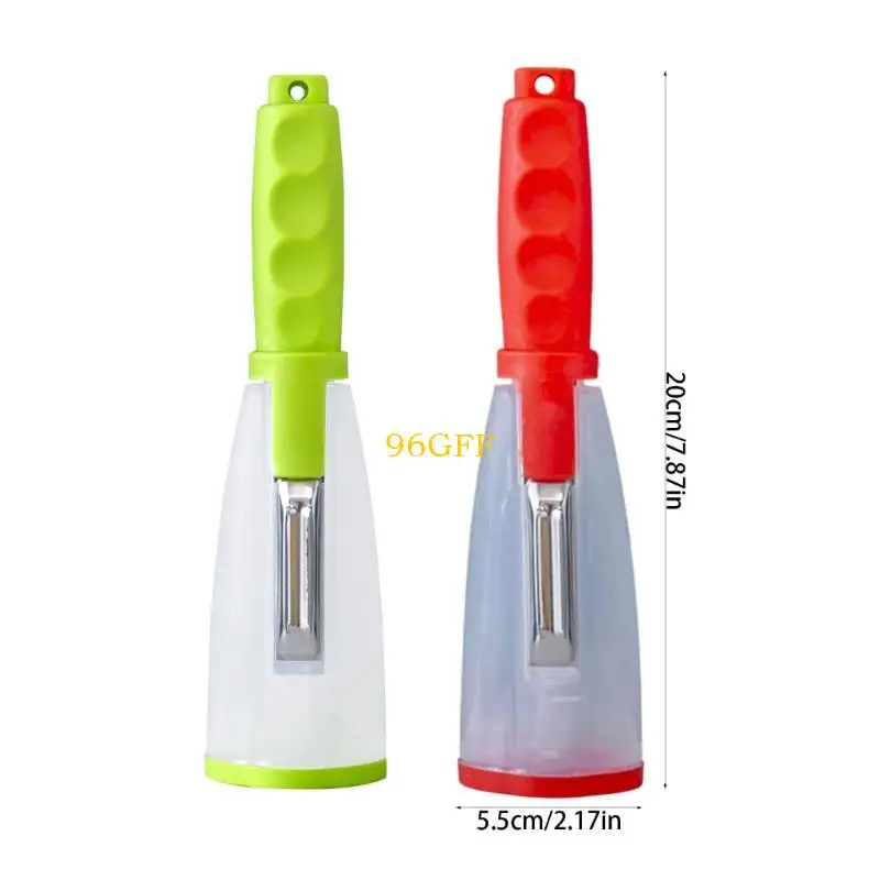 96GF Storage Peeling Supplies Featuring Quick Detach and Anti Slip Grip Vegetable Peeler Perfect for Vegetable Prep