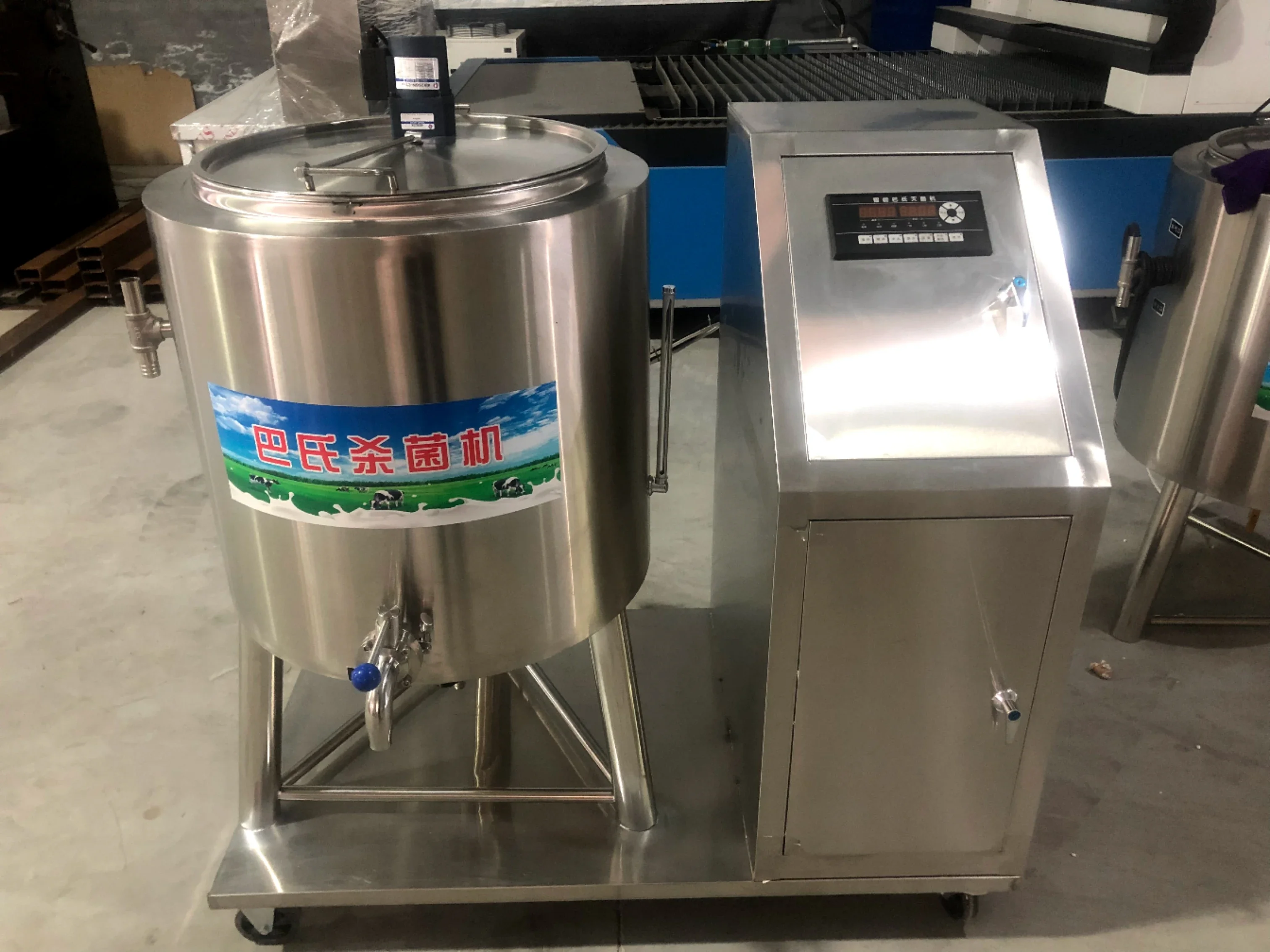 milk juice beer pasteurizer uht small pasteurized machine for milk pasteurization machine juice tank 100 liters 200l China