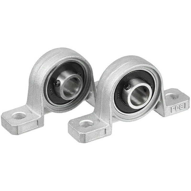 4Pcs KP08 8mm Bore Zinc Alloy Inner Ball Mounted Floor Bearing Insert Bearing