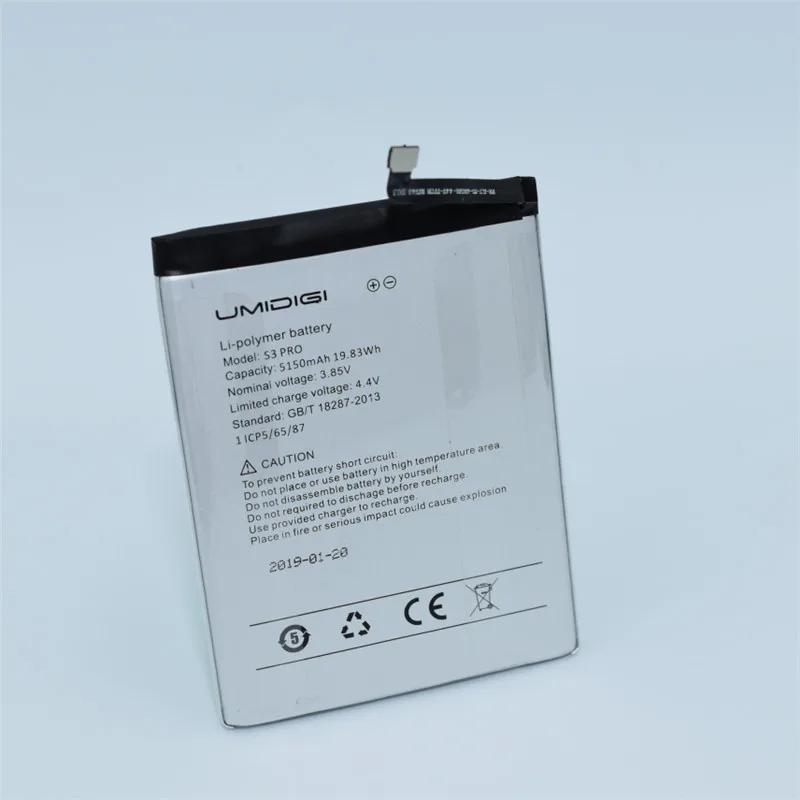 In stock for UMIDIGI F1 play battery 5150mAh New production date Long standby time High capacity for UMIDIGI  battery