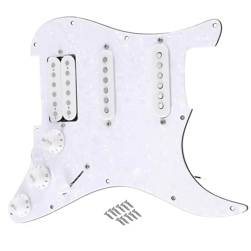 CGDS-ST SQ Electric Guitar Loaded Prewired Electric Guitar Pickguard Pickup Assembly