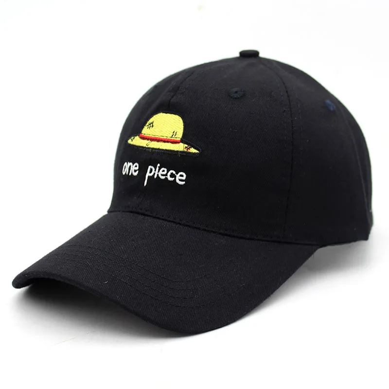 One Piece Dad Hat Cotton Anime Luffy Straw Hat Baseball Caps Snapback Hats Pirate Unisex Dropshipping