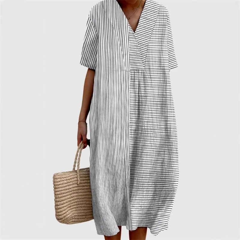 花柄シャツドレス女性長袖 3D デジタルプリントカジュアルボタンダウンマキシドレスエレガントな衣装