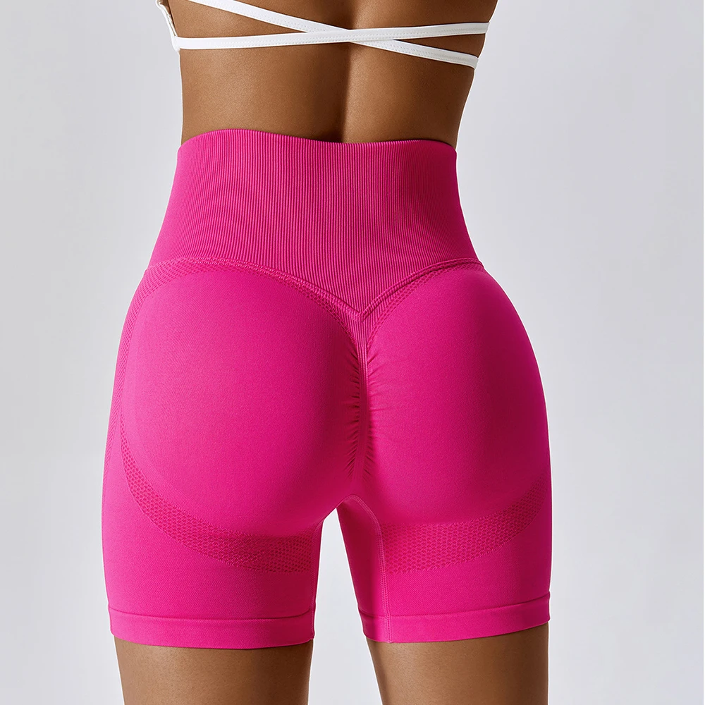 

Women Shorts Seamless Sports Shorts For Cycling Jogging Fitness High Waist Push Up Gym Shorts Leggings Women Yoga Clothing Top