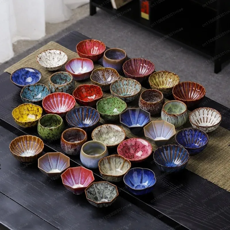 Jianzhan teacup kiln-changed ceramic tea cup personal special hat cup household tea cup