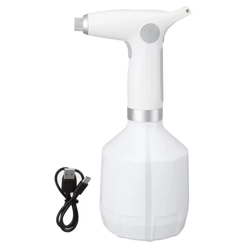 

AT43-USB Rechargeable Electric Sprayer Bottle 1L With Adjustable Nozzle For Indoor Outdoor Plants Garden Watering Tool