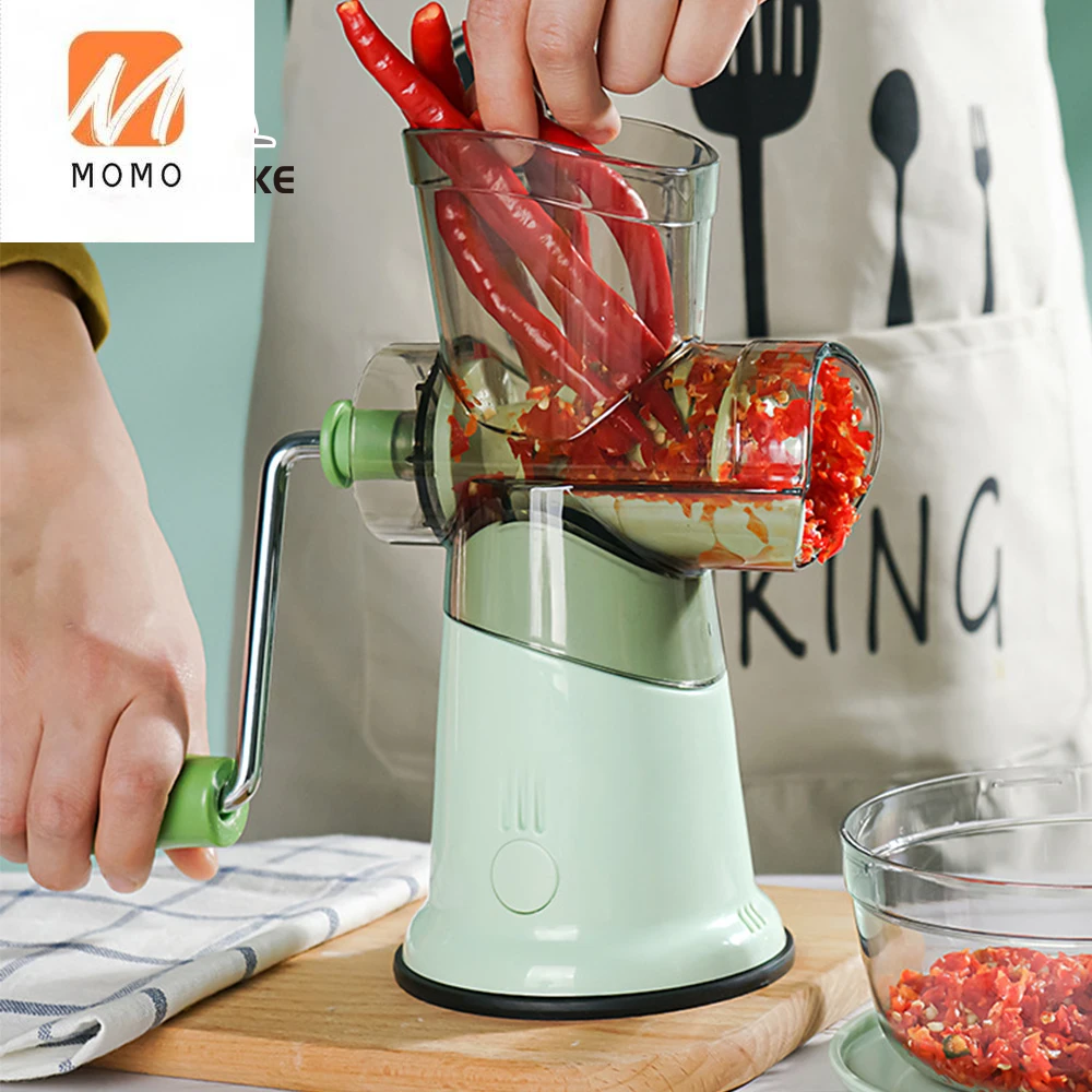 High Quality Kitchen Gadgets Multifunctional Stainless Steel Manual Meat Grinder Vegetable Cutter