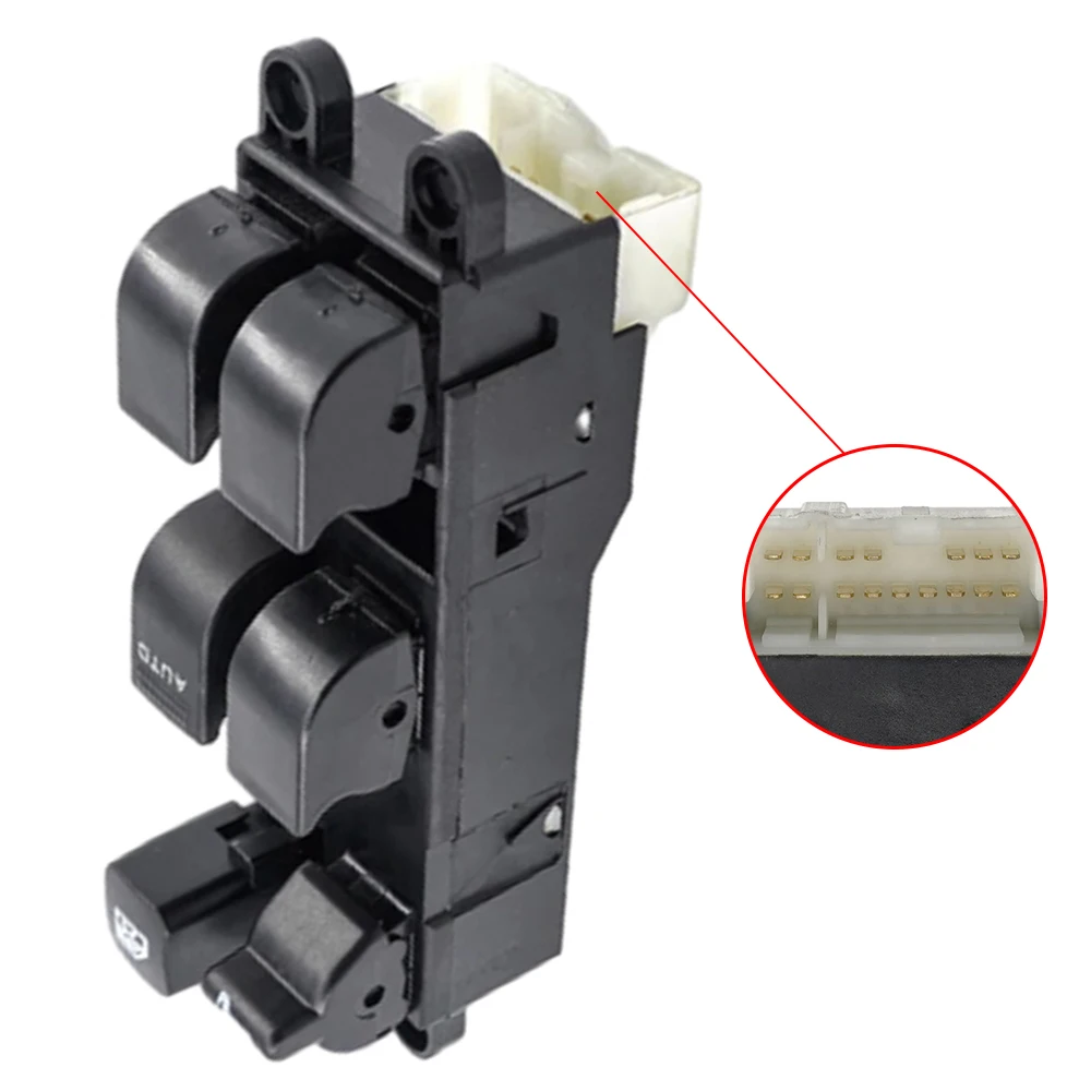 Para Nissan Navara D22 Sunny B14 25401-2M110 25401-2M120 RHD interruptor principal de ventanilla eléctrica botón elevador 16 pines Accesorios