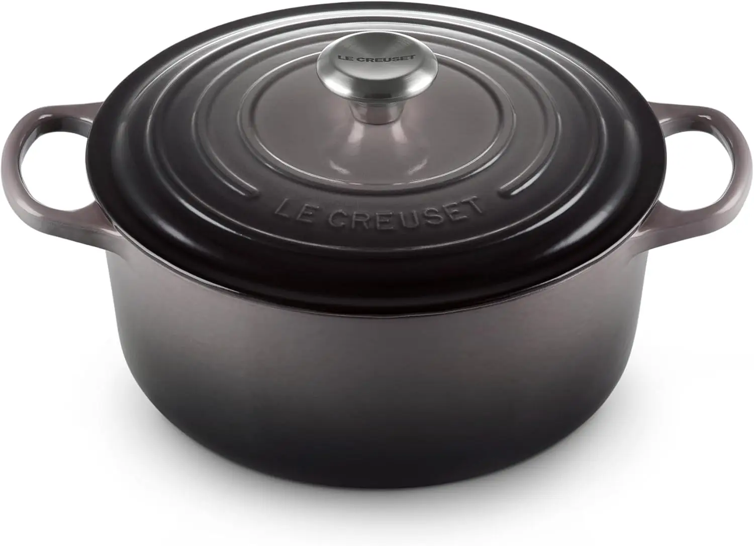 Le Creuset Enameled Cast Iron Signature Round Dutch Oven, 5.5 qt., Oyster