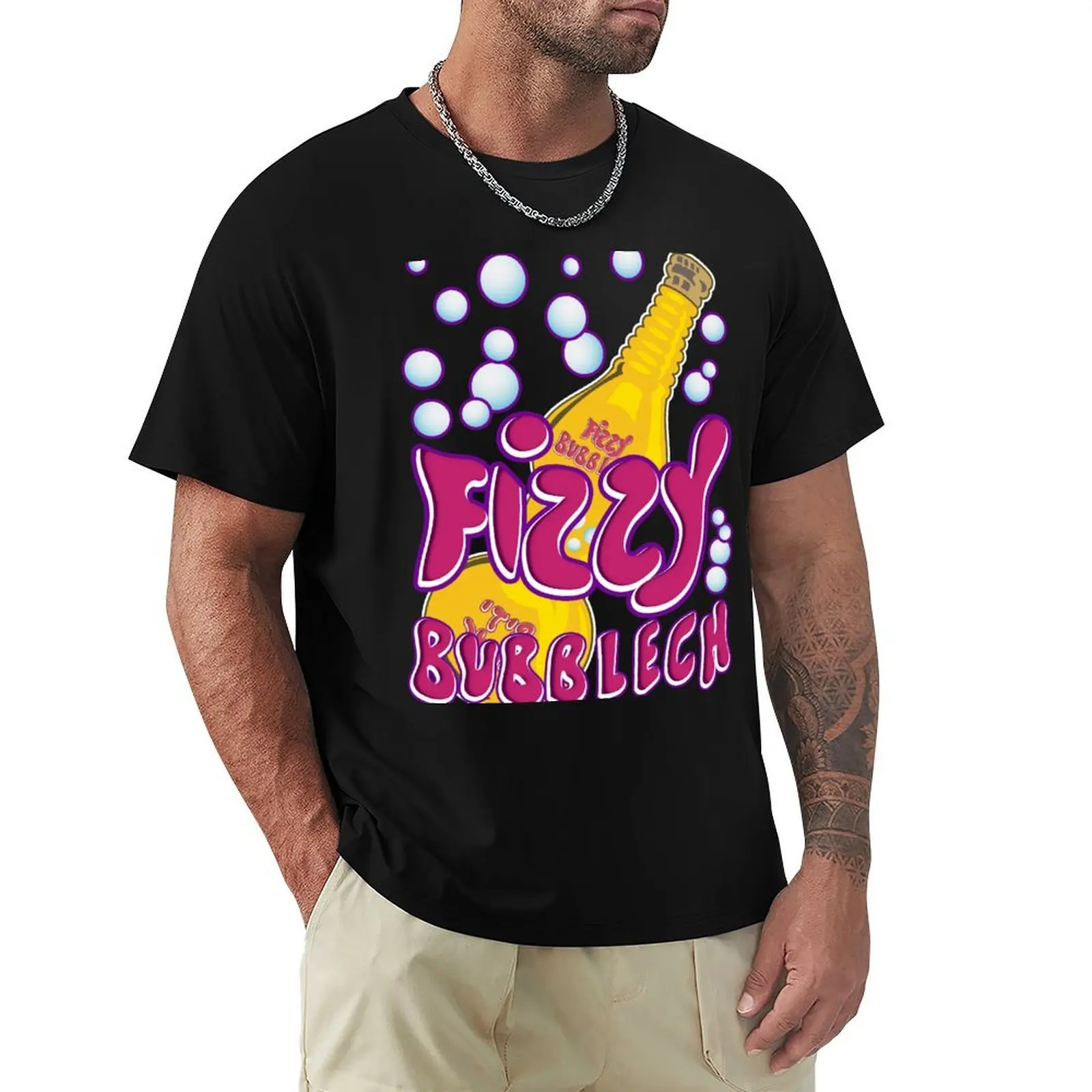 

Fizzy Bubblech T-Shirt plus sizes baggy shirts cotton t shirt men