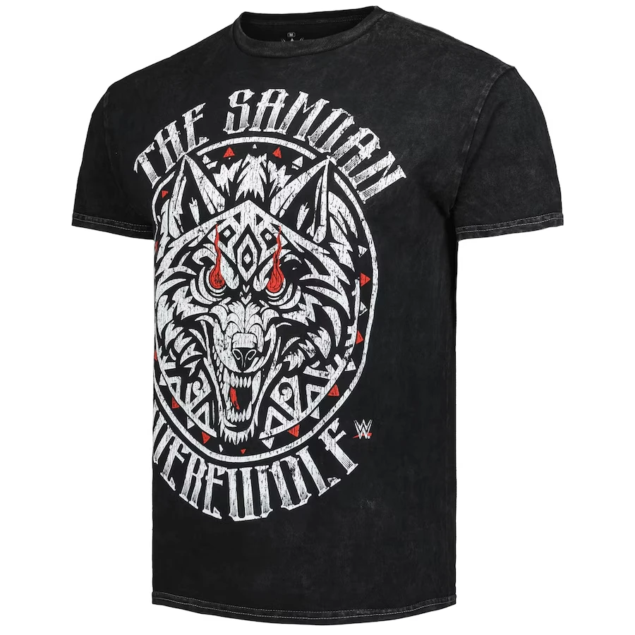 

Men's Black Jacob Fatu Samoan Werewolf Tattoo Graphic T-Shirt Is Simple Stylish Loose And Comfortable Suitable For Daily Leisure