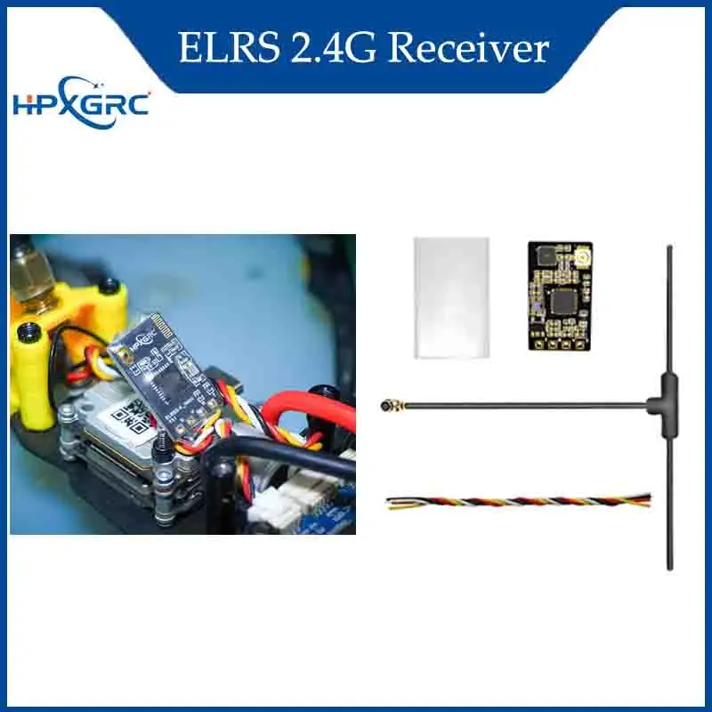 

HPXGRC 2.4G ExpressLRS ELRS Receiver for FPV Freestyle Long Range Drones DIY RC Tools