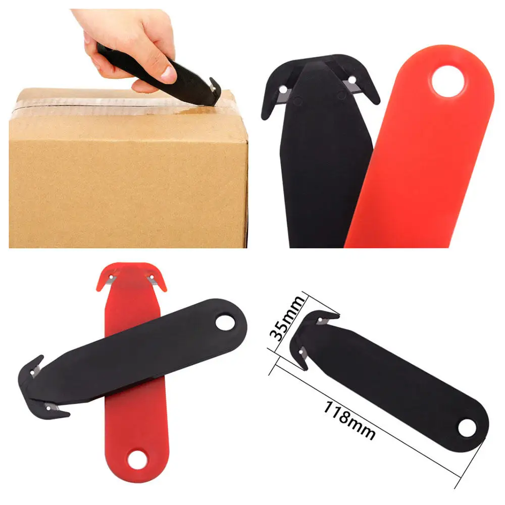 Double-edged Safety Box Cutter Blade Multi Tool Film Cutting Art Paper Cutter Double-Edged Safety Box Cutter Blade Multi Tool