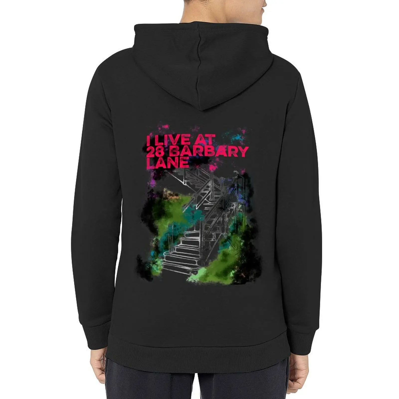 

I live at 28 Barbary Lane - Tales of the City Hoodie winter clothes men's sweat-shirt autumn clothes pullover hoodies