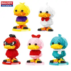 Balody Mini Blocks Cartoon Building Bricks Duck Model Anime Figure Girl Gifts Toys Fun New Year Christmas Present 18094