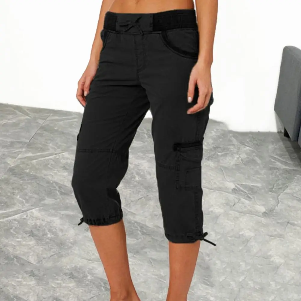 Good Women Pants Anti-pilling Lady Trousers Solid Color Lightweight Lady Trousers  Simple