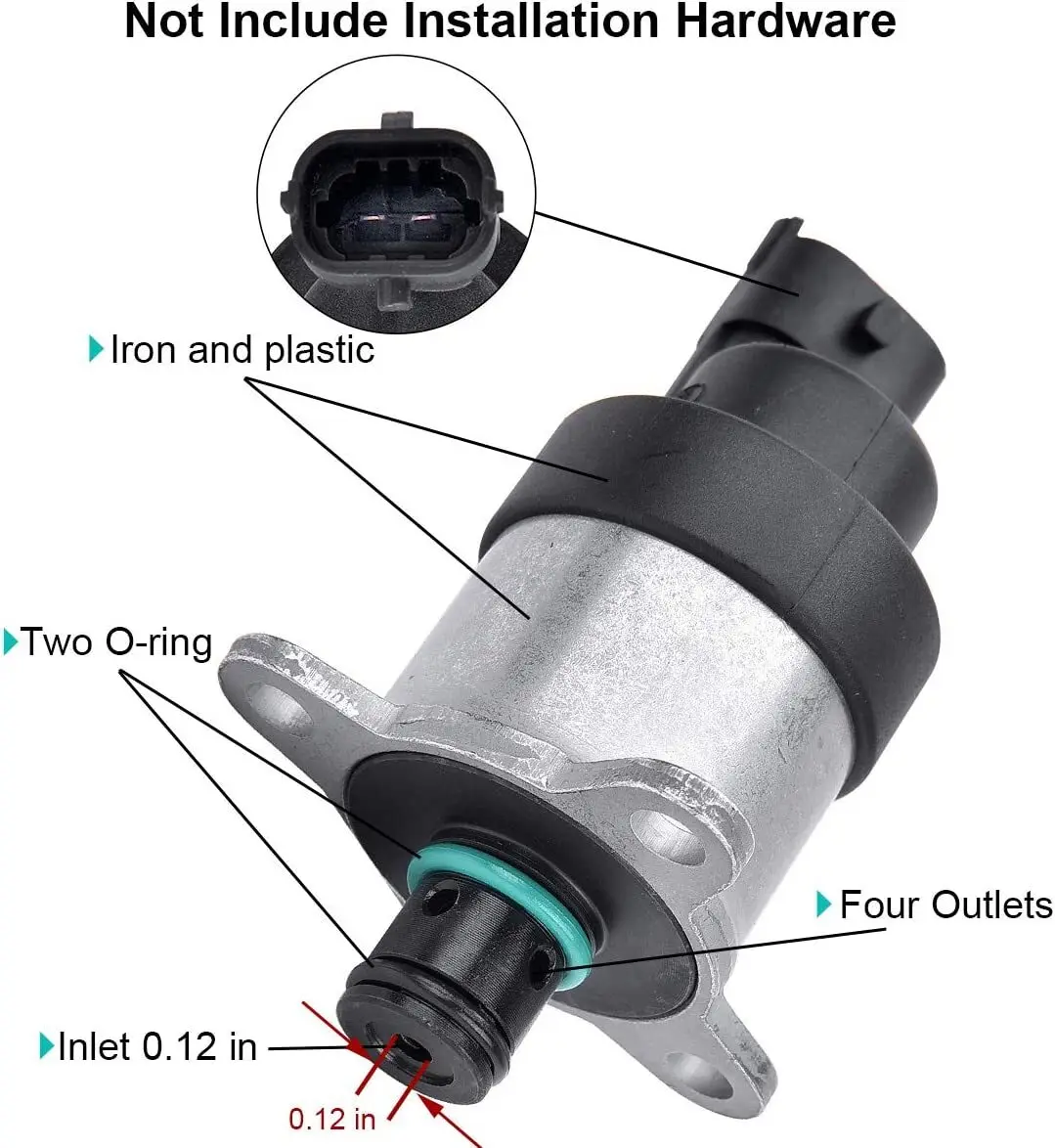 0928400666 4932457 5183245AA Fuel Pressure Regulator For 2003-2007 Dodge Ram Cummins 2500 3500 5.9L Diesel