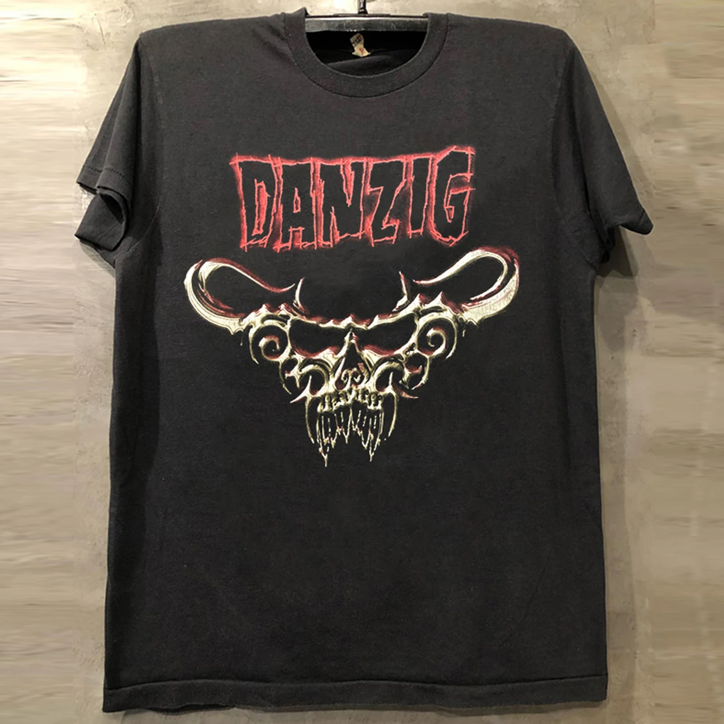 Danzig Heavy Metal Band Rock Short Sleeve T-Shirt round Neck Hip Hop Cotton Tee for Youth Casual Comfortable Breathable