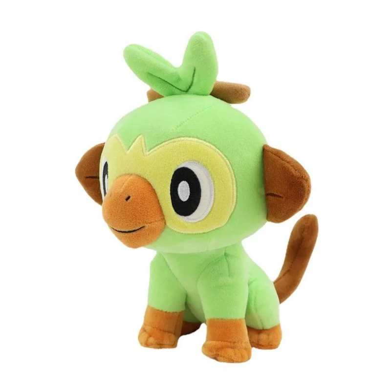 Grookey Plush Doll Sword Shield Pokemon Model Toys Anime Figure Monkey Stuffed Collection Toy Birthday Gifts for Kids