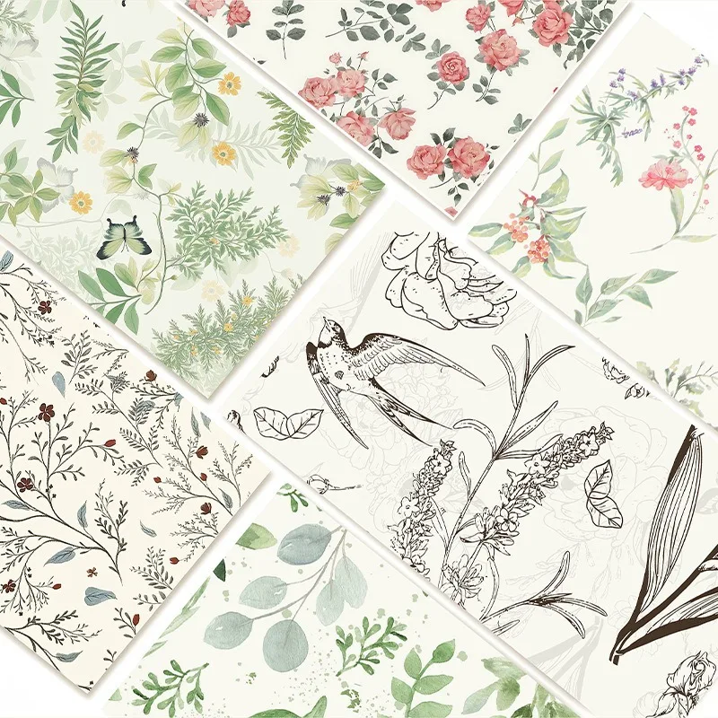 Self-Adhesive Waterproof Vinyl Wallpaper for Cabinets Bathrooms & Kitchens Peel & Stick Removable Retro Floral Wallpaper Decor