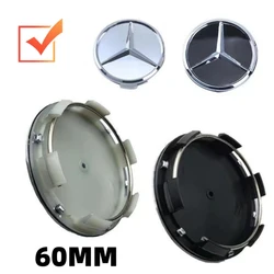 4Pcs 60mm Car wheel Hub Cap Emblem badge logo for Mercedes Benz A B C E Class CLA GLC W205 W212 W213 W176 W177 X253 W117 W204