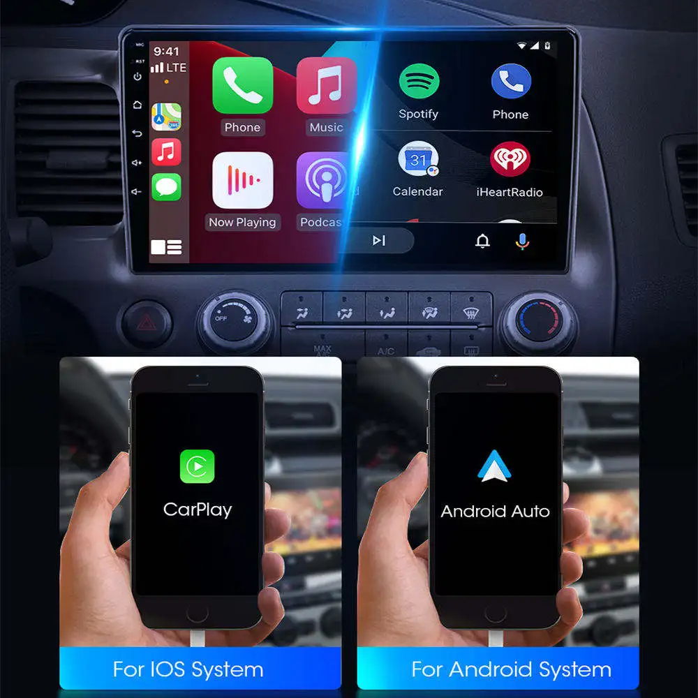 Car Radio MP3 Player 2DIN Multimedia 12V FM Stereo Audio Receiver Aux Input SD/TF/USB DSP GPS OBD2 1 Year Warranty