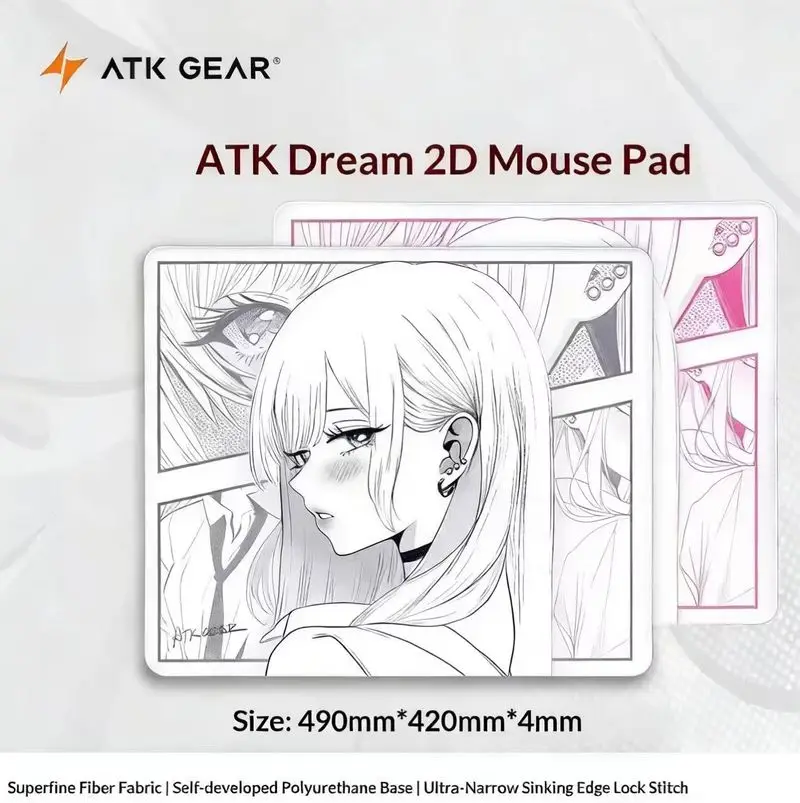 

ATK Dream Anime Large Neutral Mouse Pad Balanced For FPS Dedicated for Esports Gaming And Office Valorant Inspired Gift