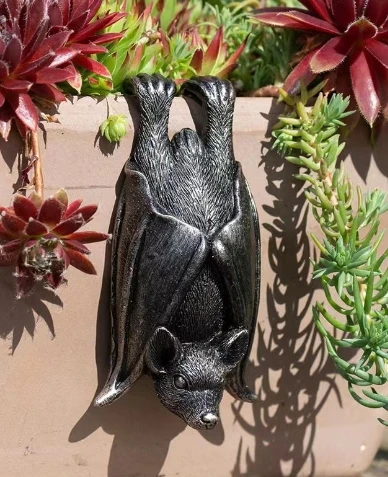 

Unique Stylish Bat Pendant For Halloween Decorations Resin Craft Ornament Perfect For Adding A Festive To Your Choir Ornament