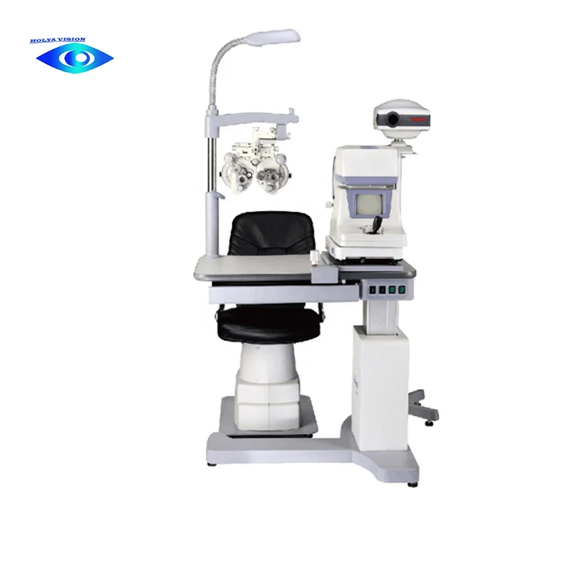 검안기기 복합 테이블 굴절 검사기 안과용 스탠드 의자 포함 안과용 의자 유닛